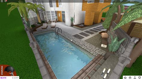 Pool ideas bloxburg - 1.) Oasis Villa – $344,000. This gorgeous and unique Bloxburg house idea by Cylito is wonderful and has a really pleasing aesthetic. Sure, it’ll set you back quite a lot of dinero, and you ...